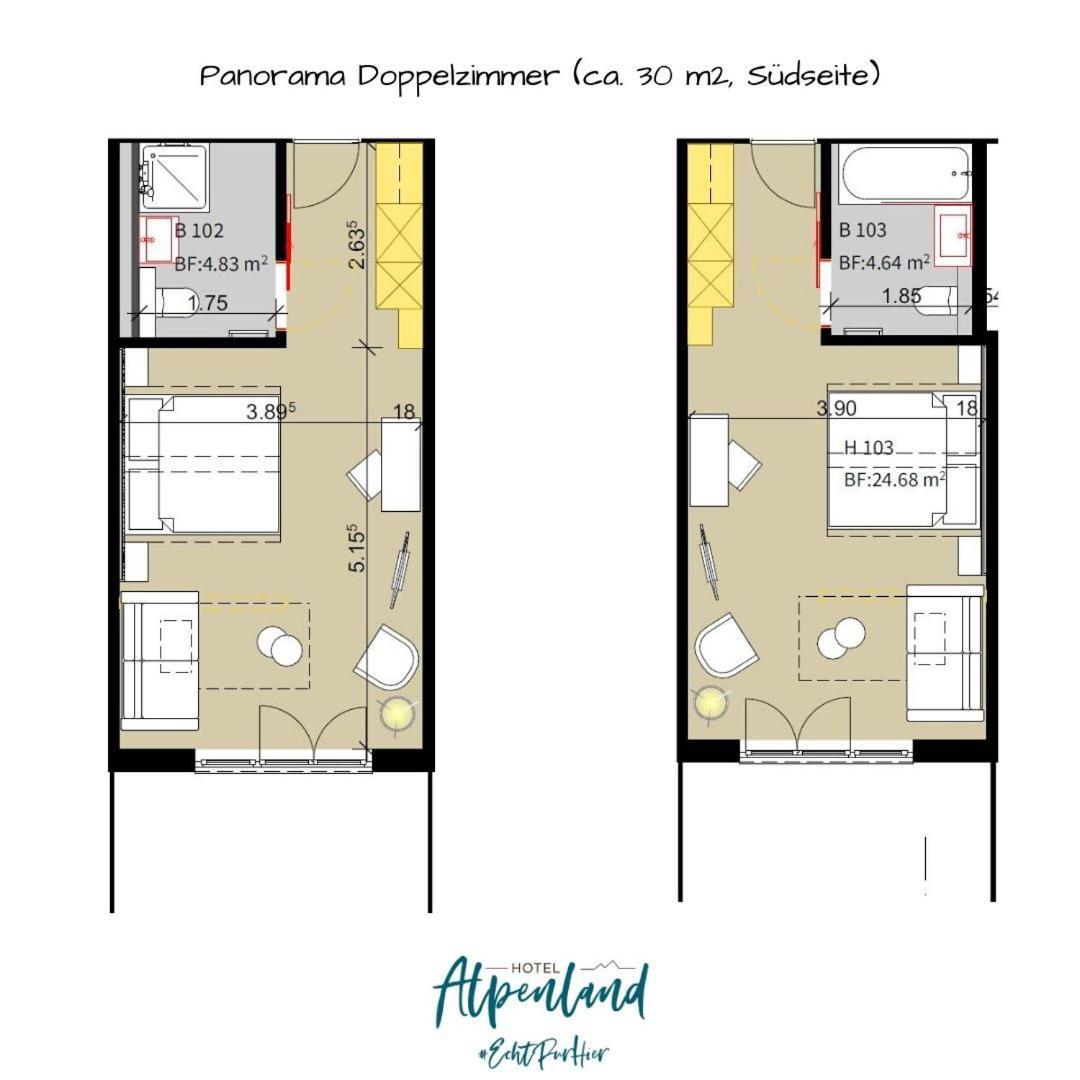 Hotel Alpenland Gstaad Eksteriør bilde